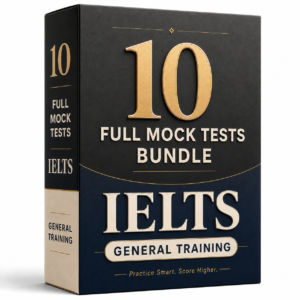 10 Full Mock Tests Bundle (IELTS - General Taining)  Computer-Based